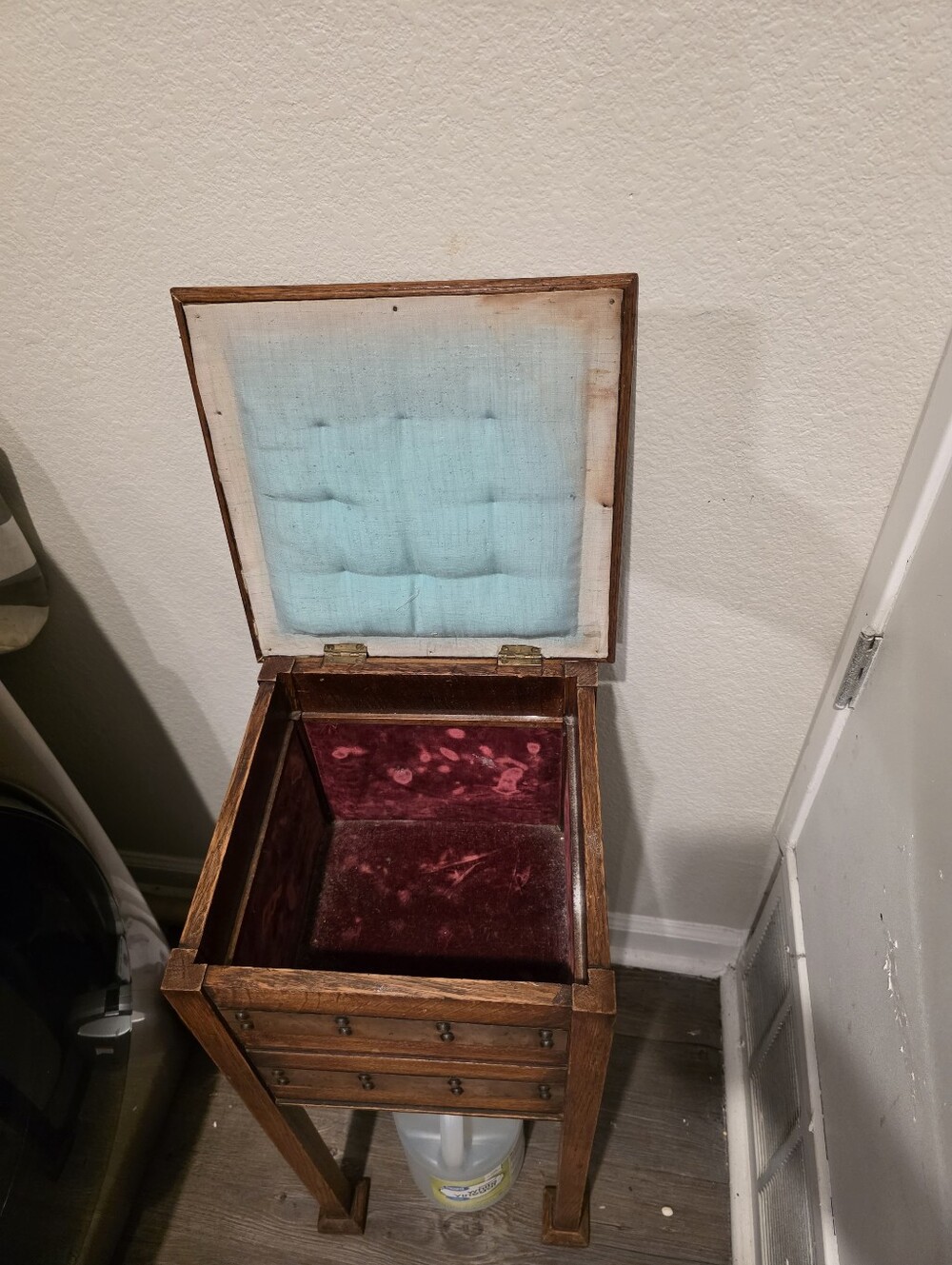 1910s Sewing Storage Cabinet - Picture 5 of 6